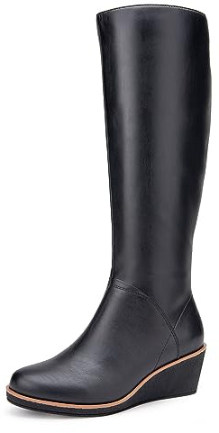 Aerosoles Binocular Tall Wedge Boot, Black, 9.5M