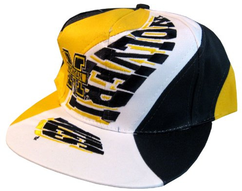 Vintage Snapback Cap Drew Pearson NOS Michigan Wolverines, mehrfarbig