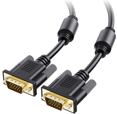 Cable Matters VGA Cable with Ferrites, VGA Cord, 25ft