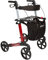 Mobilex Rollator Leopard rot