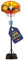 Best Sporting Basketballkorb Outdoor mit Ständer I Höhenverstellbarer Basketball-Korb I Robuster Outdoor-Basketballständer für Kinder I Mit Transport-Rollen (Orange, 205 bis 265 cm)
