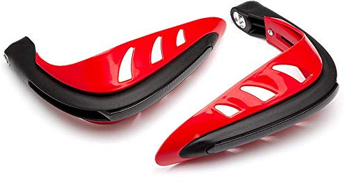 Motorcykelhandskar med LED-indikatorer och löplampor för dagtid – röd – DRL Adventure Bike Street Bike Quad Trike