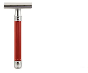 Edwin Jagger 3ONE6 Edelstahl Rot DE Rasierhobel