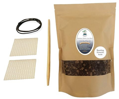 Bonsai Begins Bonsai Tree Kit for Repotting - 1 Litre Premium Bonsai Soil - Akadama, Pumice, Lava Rock