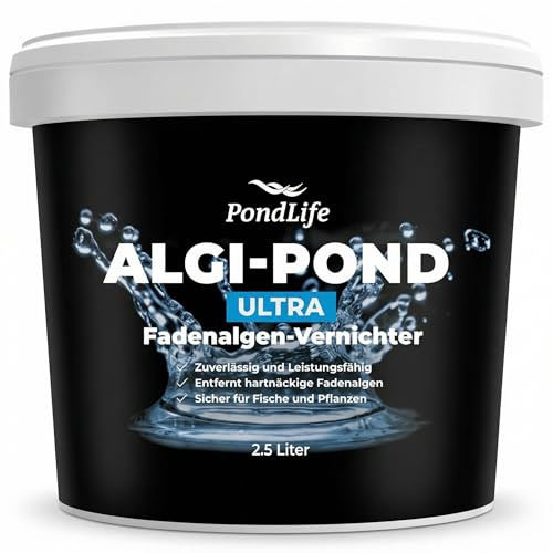 Algi-Pond Ultra - phosphatfreier Fadenalgenvernichter gegen Algenwachstum und Fadenalgen Größe 2,5 Liter