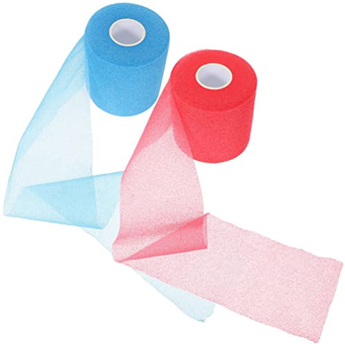 Healvian Verbandsmaterial -Unterwickelband -Schaumband -Pre-Wrap Atmungsaktives Rollenband Für Ellbogen Handgelenke Hände Knöchel Bandage Wrap Sportzubehör 2 Selbstklebender Verband