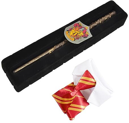 Ciao- Hermione Granger Disguise Kit (Wand 30cm, Tie and Gryffindor Emblem) in giftbox