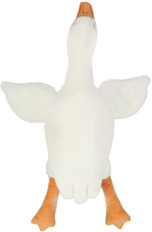Jauarta Giocattoli peluche d'oca gigante, bambola d'oca grande, morbido cuscino peluche di peluche d'oca peluche per ufficio, casa, viaggio, camera dei bambini
