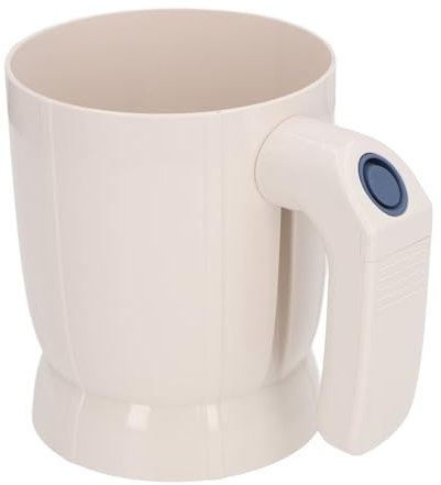 Tamis à Farine, Tamis à Farine électrique à Piles pour la Cuisson, capacité de 4 Tasses, Tamis à Farine Lavable, Outil de Cuisson Portable pour la Cuisine, pâtisserie