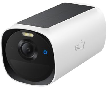 eufy Security eufyCam E40 Add-On Camera, Solar Security Camera, 2K Spotlight-Free MaxColor Night Vision with Integrated Solar Panel, Local Storage, No Monthly Fee, Homebase 3 Compatible, Easy set-up
