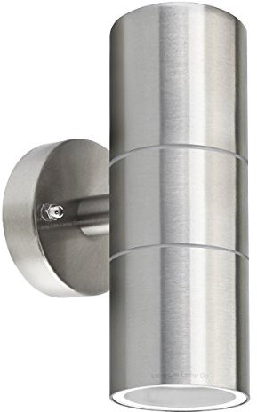 Long Life Lamp Company Modern Stainless Steel Up Down Double Wall Spot Light IP65 ZLCO3 Bulb not Included