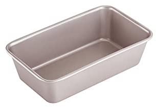 CHEFMADE 2LB Rectangle Loaf Pan, Non-Stick Oblong Bread and Meat Bakeware for Oven Baking (Champagne Gold)