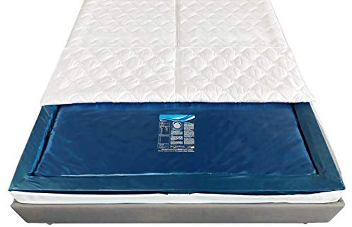 Aqua Sense Mono UNO 1x Wasserkern inkl. Liner/Schutzfolie + 2X cond. - ersatzset für Wasserbett/Wasserbettmatratze Größe - 180 x 200 cm Mono - Softside: Innen keilförmig 20-23 cm - Beruhigung 80%
