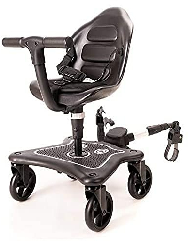 Bigtoes - Universal-Scooter mit 360° Sitz für Kinderwagen - mit Sitz in Zwei Positionen - Bezug abnehmbar zum Waschen