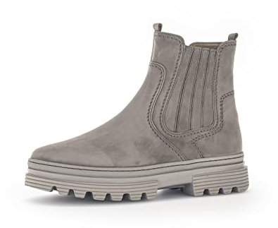 Gabor Damen Chelsea Boots, Frauen Stiefeletten,Wechselfußbett,Moderate Mehrweite (G),Bootee,Booties,halbstiefel,Fango (Micro),37.5 EU / 4.5 UK