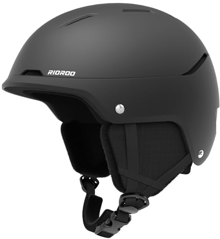 RIOROO Ski Helmet for Women Men, Safety Certified Snowboard Helmet with Shockproof ABS Hard Shell for Adults & Youth