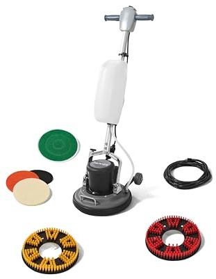 Dapper Supply - Macchina per ammortizzatore da pavimento commerciale multiuso da 13 pollici, pulita, lucidatura e lucidatura con facilità Ideale anche per tappeti. Include serbatoio di soluzione