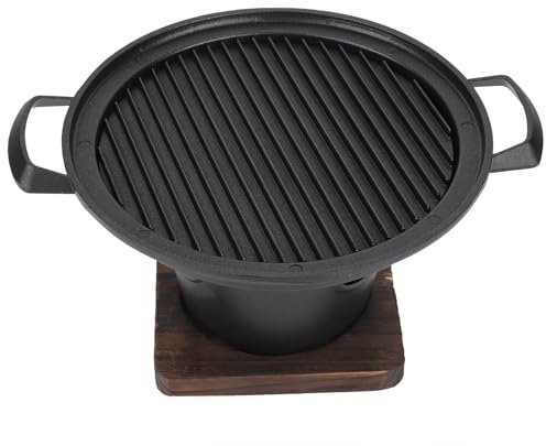 Estufa de Barbacoa, Parrilla Portátil sin Humo para el Hogar, Barbacoa de Carbón, Barbacoa sin Accesorios para Barbacoa, 26x21x12,5 Cm