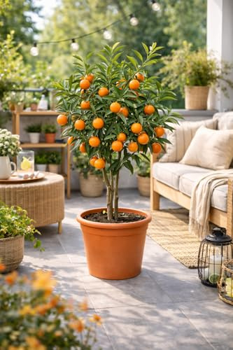Nova Mandarin – kärnlös mandarin växt (120–150 cm) | vinterhård, bärkraft och perfekt för trädgård och terrass