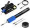 Lötkolben Set, USB Akku Lötkolben mit 3 Temperatur Einstellbar 270℃-450℃,3 Lötspitzen, Lötkolbenständer, Lötdraht, KKMOL Professionelles Löt- und Reparaturset – Sicher & Komplett