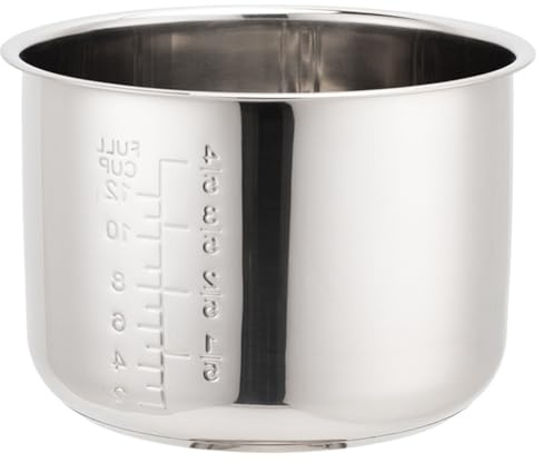 Yarryuter Rice Cooker Inner Tank Instant Cooker Inner Stove Rice Cooker Pot Cooking Pot Accessories Rice Cooker Stainless Steelpot