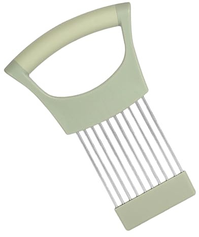 Cortador de cebolla para rebanar, soporte para rebanadas de cebolla | Soporte para rebanar verduras para cocina - Soporte para cortar y picar alimentos apto para lavavajillas para, carne y lim