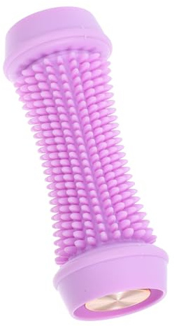 Gogogmee Rouleau De Massage Des Pieds Violet Compact En Silicone Antidérapant Pour Relaxation Musculaire, Fascia Plantaire Et Exercice De Yoga, Entraîneur De Pied Portatif Pour Bien-récupération