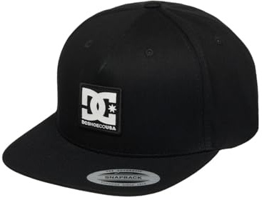 DC Shoes Snapdripp-Cappellino Snapback da Uomo, Black, 1SZ