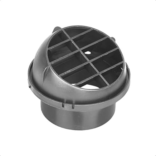 LoreenCar Hot Air Outlet Auxiliary Heater Accessories Air Outlet Lockable Rotatable ABS Plastic Air Outlet Mushroom Head (60 mm Square)