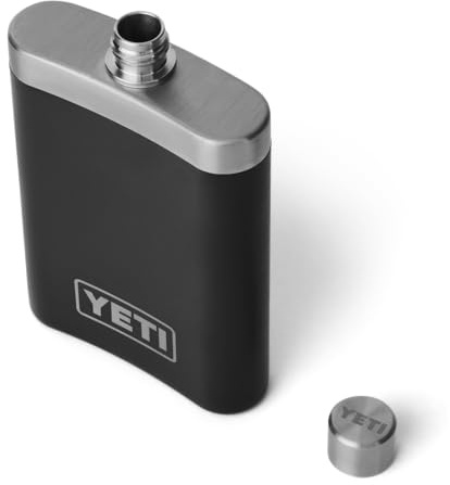 YETI Rambler Flask, Black, 7 oz (207 ml)