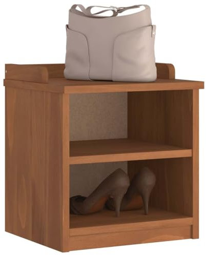 Xichuzi Banco de recibidor SANDNES Madera Maciza de Pino 45x40x50 cm, Bancos Baul para Dormitorio, Banco Vestidor, Banquetas, Bancos para Cocina, Banco Auxiliar Cocina, Banco Vestuario - 4010442