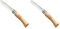 OPINEL 016967 Messerzähler, Edelstahl, braun, M, 17,5 cm (Packung mit 2)