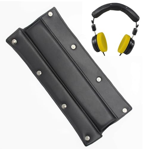 KEWUF Coussin de Tête, Bandeau de Remplacement pour Casque, Manchon Protection pour Faisceau Tête Casque, Protège l'Arceau, Compatible avec les Modèles Beyerdynamic DT770, DT880, DT990 PRO (Noir)