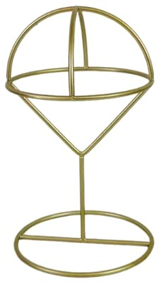 Milageto Expositor de Gorras, Estante para Sombreros, Hierro Multifunción, Resistente Y Ligero, Soporte para Guardar Regalos, Joyas Y, Oro y S