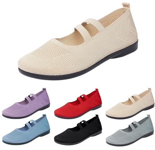 Femme Ballerines Chaussures Petit Talon Confortable Chic Chaussures Pieds Larges Plates Chausson Ballerine Femme De Danse Compensées De Marche Chaussons Shoes