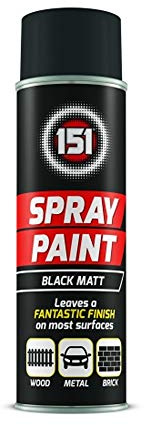 151 Spray Paint Matt Black 250ml