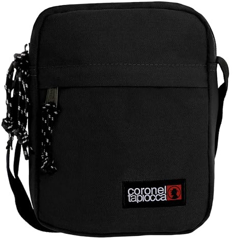 Coronel Tapioca - Bandoleras Hombre - Bolso Hombre - Bolso hombre bandolera - Bolso Bandolera hombre - Bandolera piel hombre para uso diario, casual, viaje o negocios