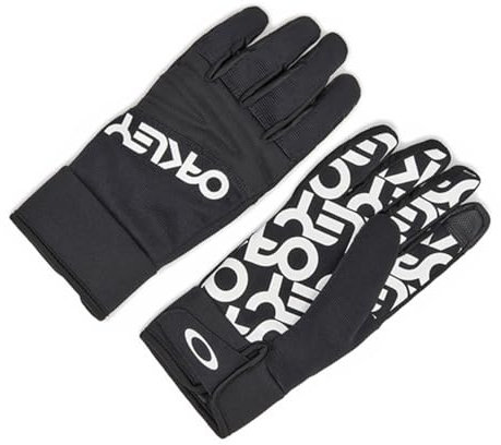 Oakley Herren Glove Factory Pilot Core Handschuh, Schwarz-weißes Logo, Large