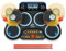 VTech - Kidi DJ Drums, Batterie Électronique Enfant avec Pads Lumineux, Cymbales, Baguettes, Bluetooth, Prise Jack pour Casque, Apprentissages et Jeux, Cadeau Enfant Dès 6 Ans - Contenu en Français