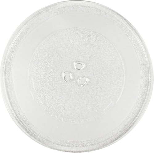 HQRP 10 Glass Turntable Tray for Microwave Oven Cooking Plate, 10 inch