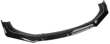 Difusor De Parachoques Delantero Antiarañazos con Alerón para Renault para Megane 4 2016 2017 2018 2019 2020 2021 2022 Kit De Carrocería(Glossy Black)