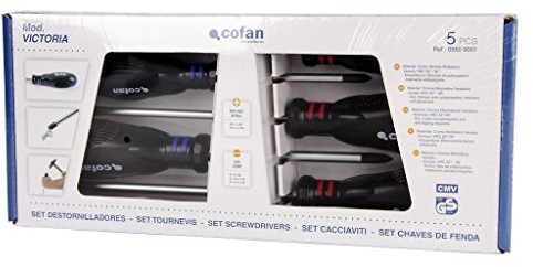 Cofan Set de Destornilladores Torx | 5 piezas | Modelo Victoria