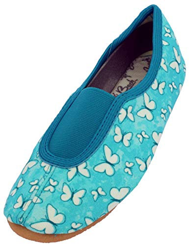 Beck Mädchen trendy Gymnastikschuhe, Türkis, 21 EU