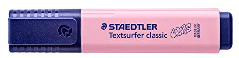 STAEDTLER 364 C-210 Textsurfer Classic Highlighter - Pastel Light Carmine (Box of 10)