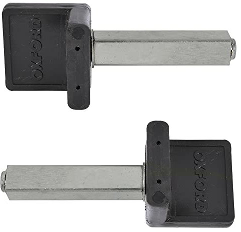 Oxford mens Rear Paddock, Black/Metal, Motorcycle US