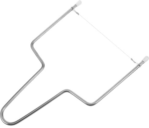 UTHCLO 2 Pezzi affetta formaggio affettatrice affettatrici per formaggio a blocchi affettatrici di formaggi taglia formaggio con filo tagliafili per formaggi Acciaio inossidabile Silver