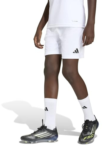 adidas Unisex niños Entrada26 Kids Shorts, White/Black, 9-10 Years