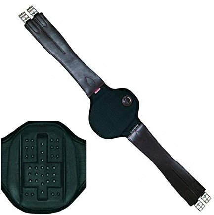 Euroriding Sattelgurt Privilège Equitation  Jump, Farbe: schwarz, Große: 135