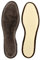 GreenFeet Einlegesohlen aus echtem Lammfell, braun, Gr. 36-47, Damen, Herren, warme Füße, nachhaltige Wärmesohlen, Wintersohlen, mit Lederfaserboden (40 EU)