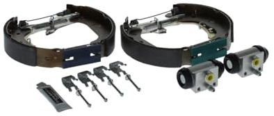 Bosch KS617 Kit Super Pro - Kit freno a tamburo posteriore - 1 set preassemblato, 2 cilindri freno a ruota, 4 ganasce freno